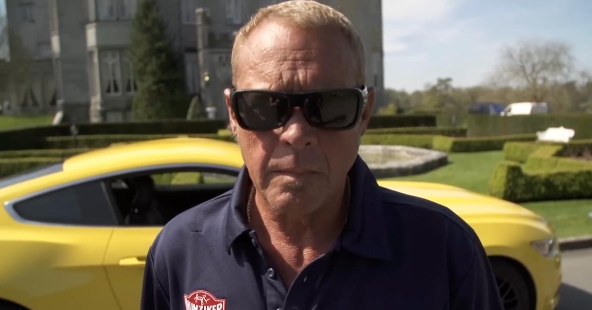 Chad McQueen in Ireland test driving cars