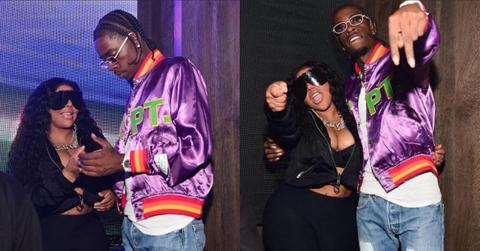 Composite photo of Lil' Kim and Rich Homie Quan shared on X