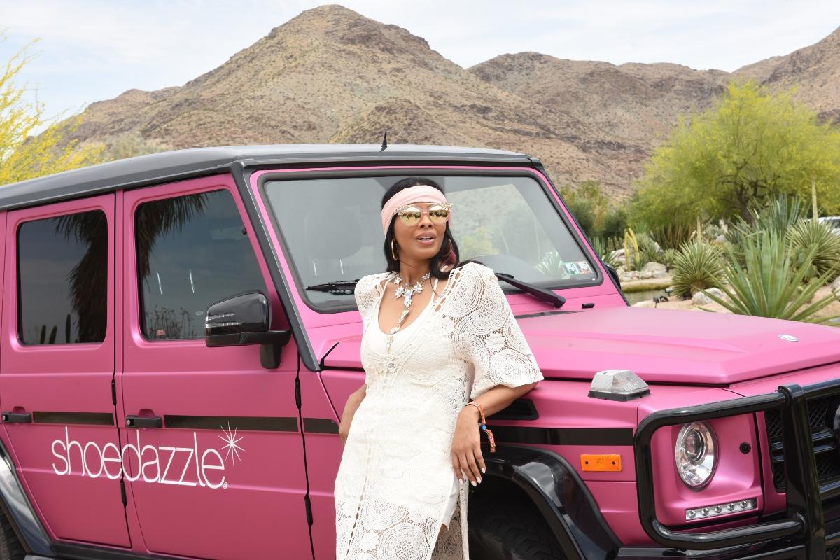 Vanessa Simmons attends ShoeDazzle's Dazzle in the Desert.