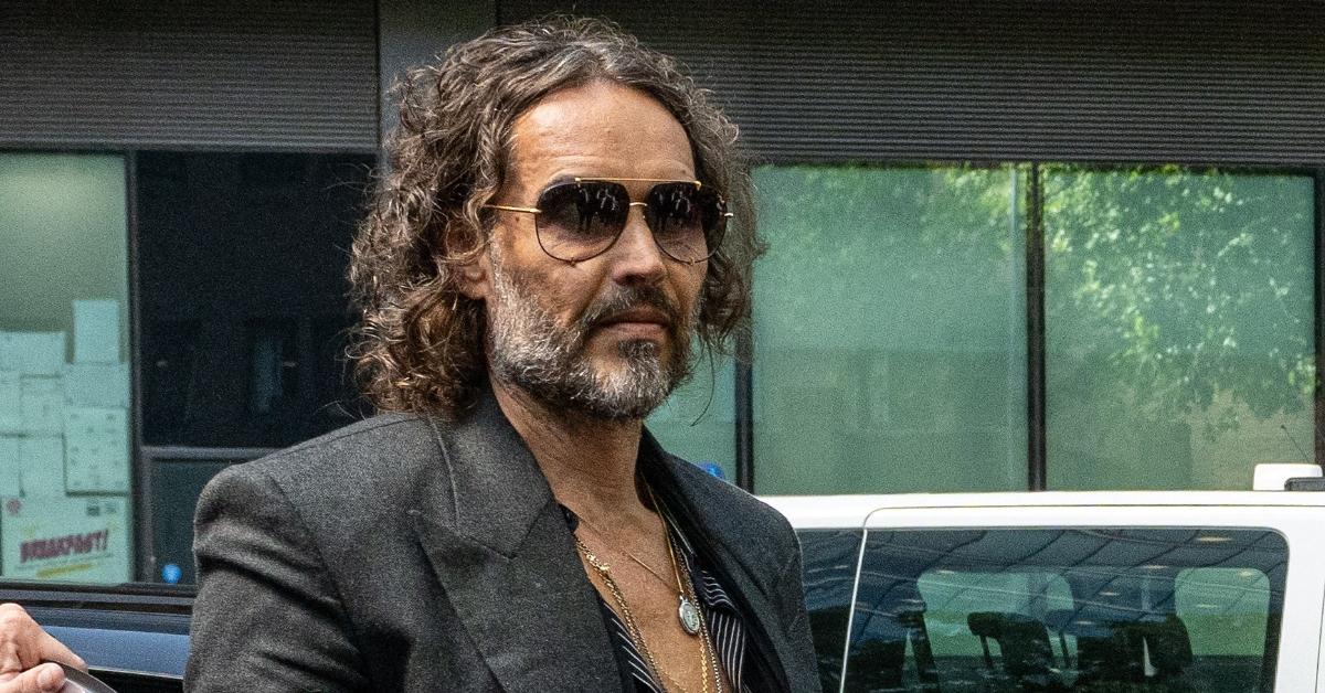 Russell Brand photographed