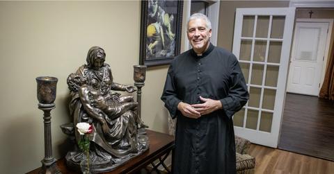 Father Mark Beard at St. Helena Catholic Church