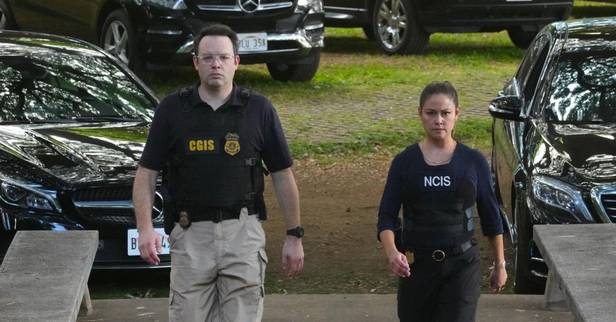 Mark Gessner as CGIS Special Agent Neil Pike and Vanessa Lachey as Jane Tennant