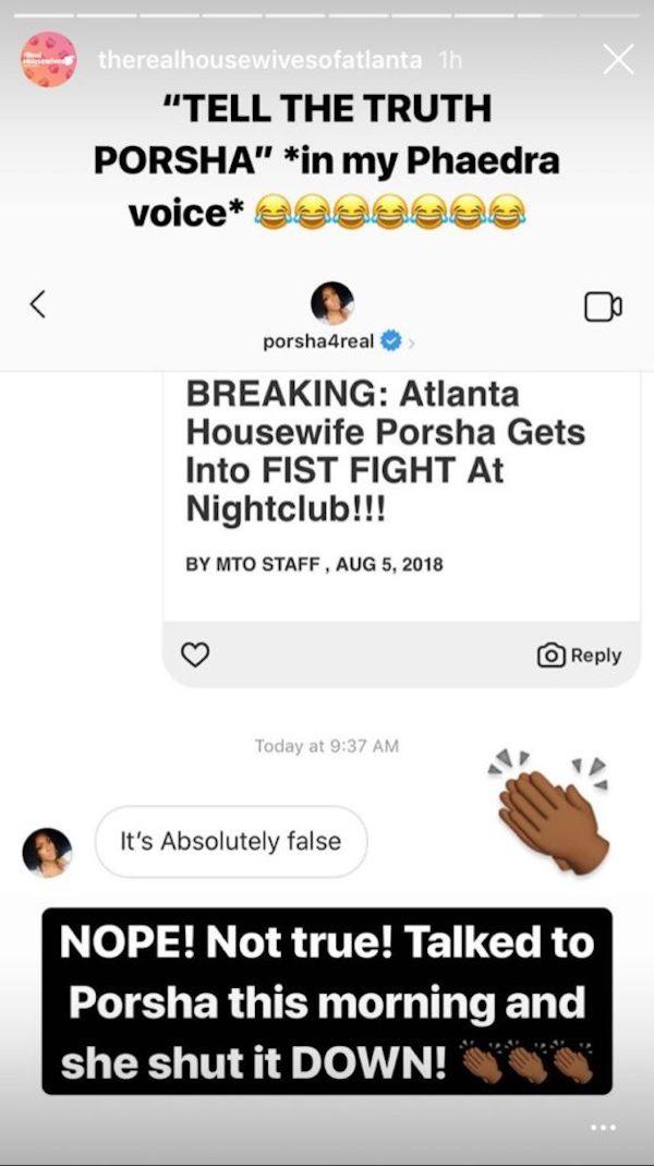 porsha kicked out party