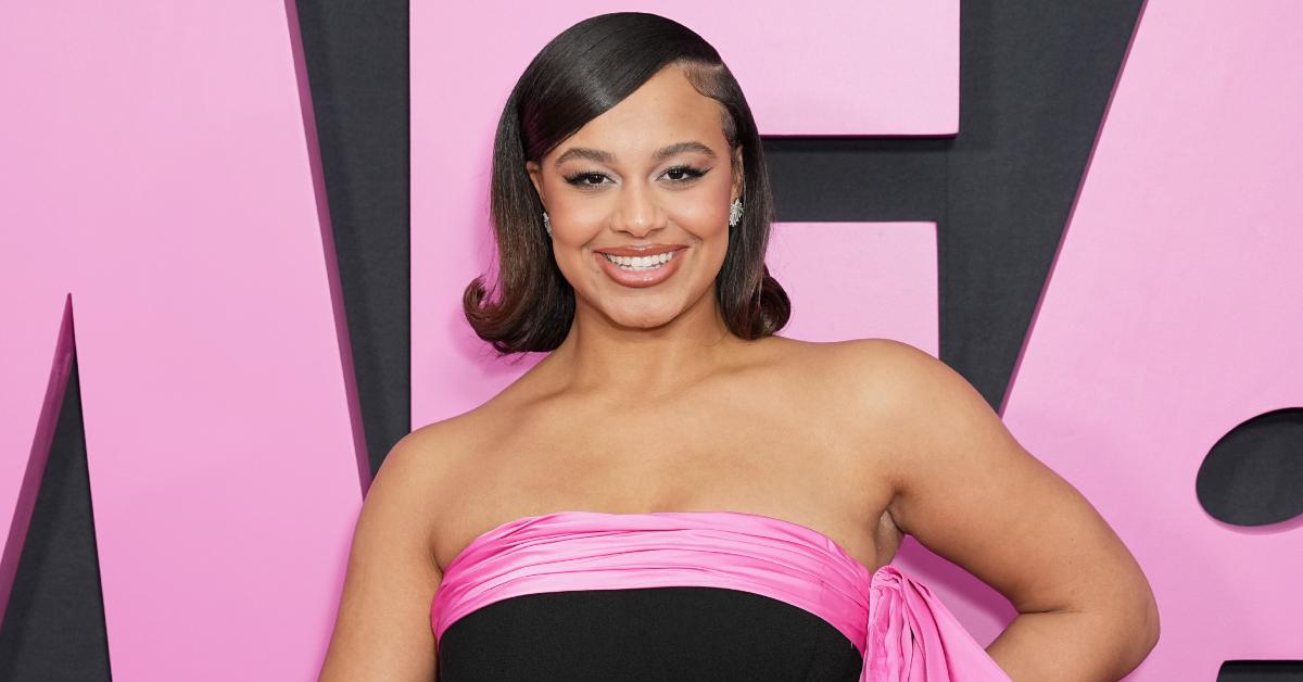 Nia Sioux poses on the red carpet at the global premiere of 'Mean Girls' at the AMC Lincoln Square Theater on Jan. 8, 2024, in New York City.