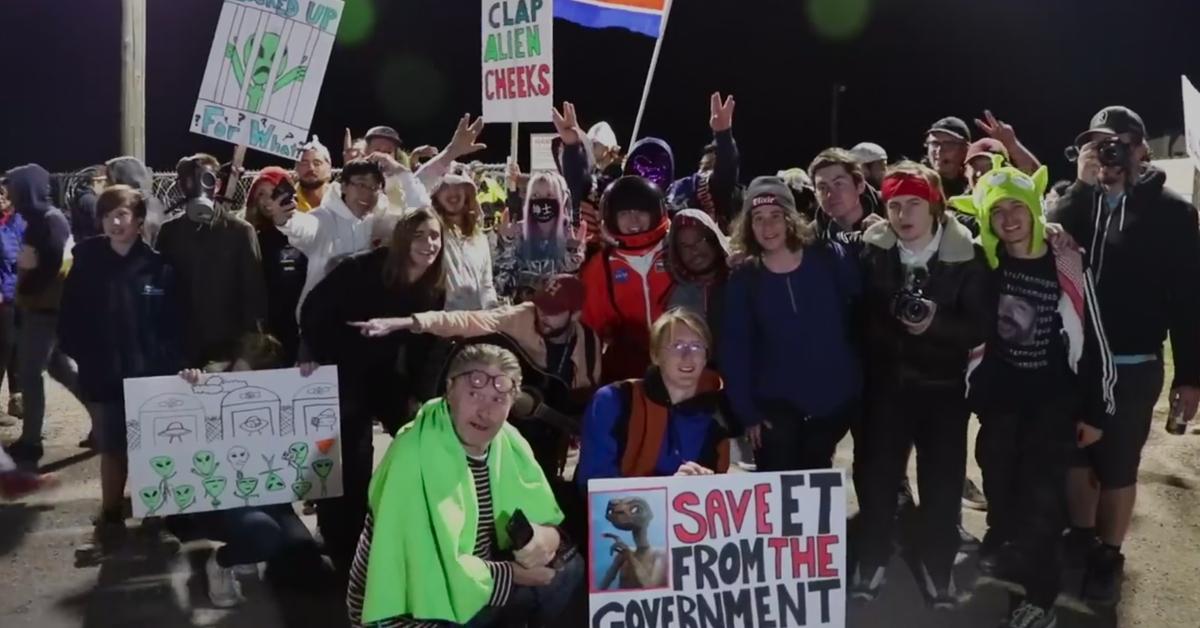 Attendees of the Storm Area 51 event