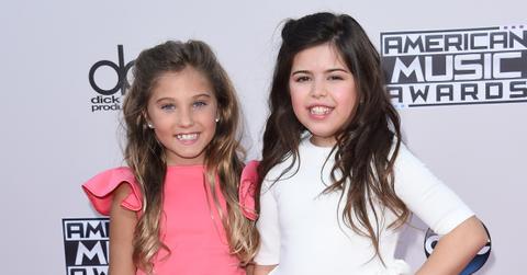 TV personalities Rosie Grace and Sophia Grace arrive at the 2015 American Music Awards