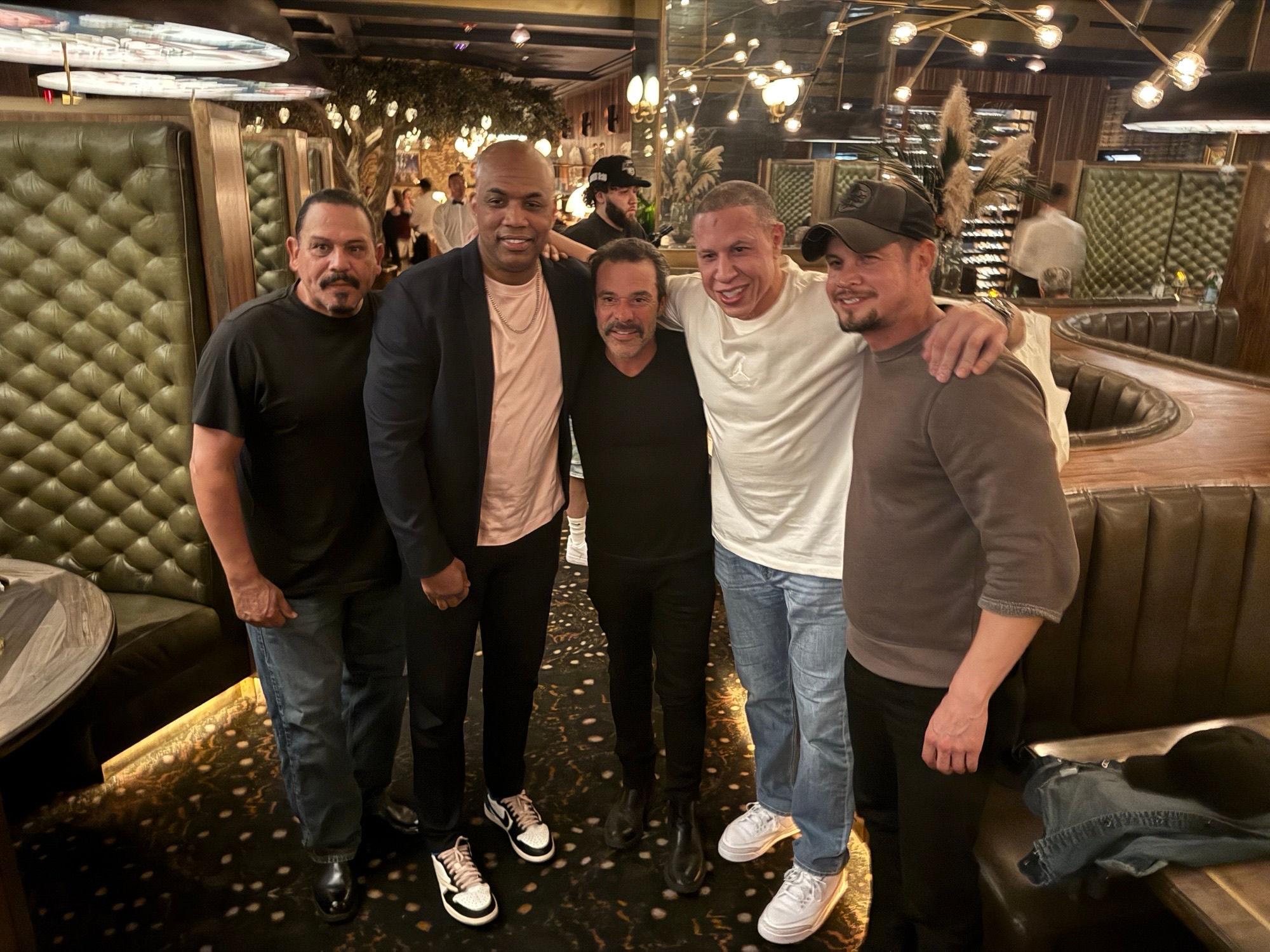 nba college coach michael bibby actors emilio rivera michael irby jd pardo barrys prime circa las vegas