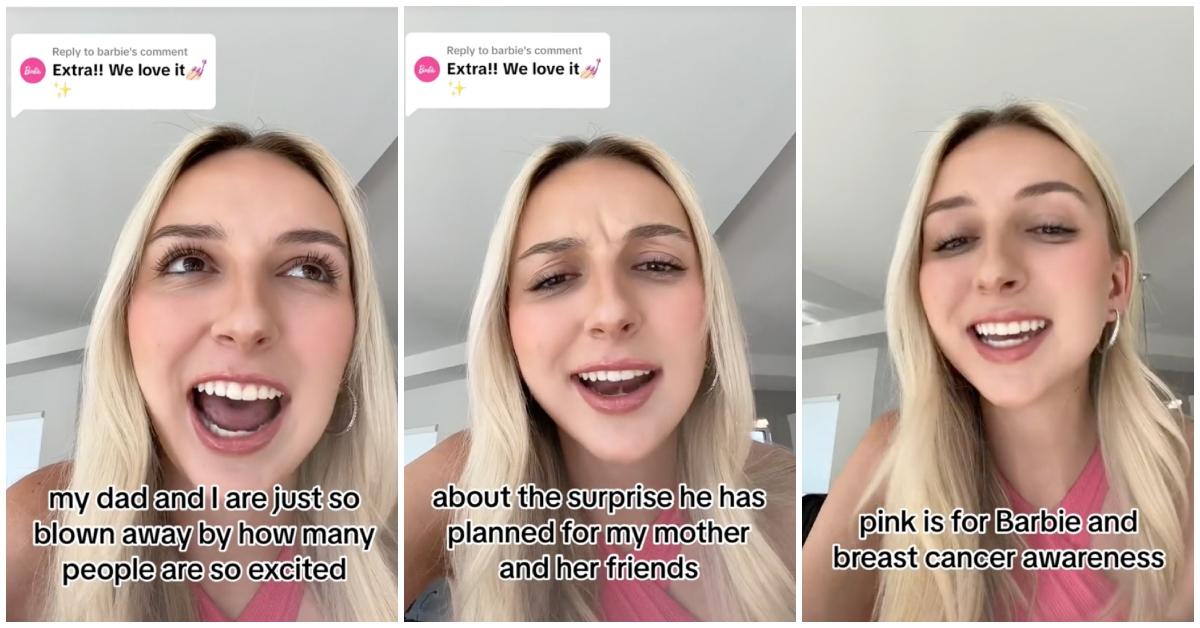 Man's Barbie Movie Surprise for Wife Also Supports Breast Cancer