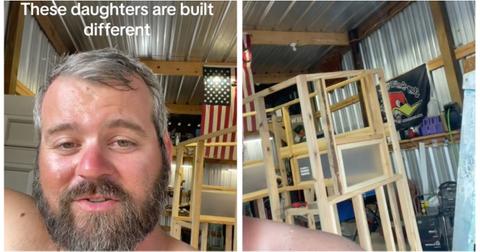 Dad lets daughter bully him TikTok