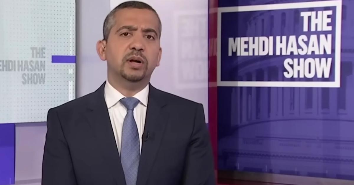 Mehdi Hasan on his show 