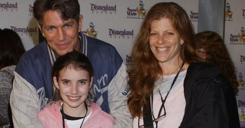 Eric Roberts, Emma Roberts, Eliza Roberts in 2004