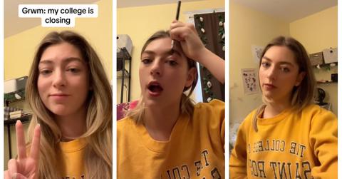 A student at The College of Saint Rose explains how she found out it's closing