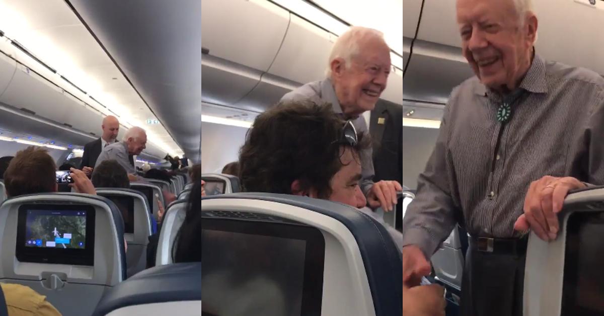 Jimmy Carter’s Airplane Handshake Video Is Going Viral Again