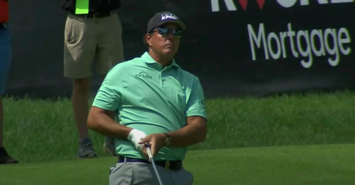 why does phil mickelson wear sunglasses 1625320254349