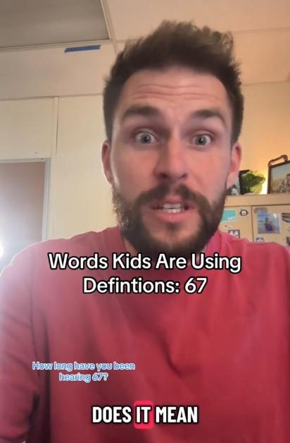 TikToker explains "67" meme