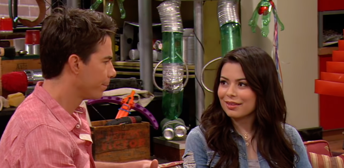 Jerry Trainor and Miranda Cosgrove 