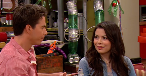 Jerry Trainor and Miranda Cosgrove