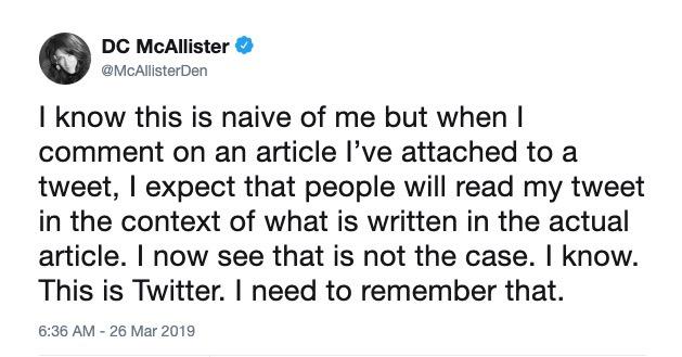 denise mcallister tweet