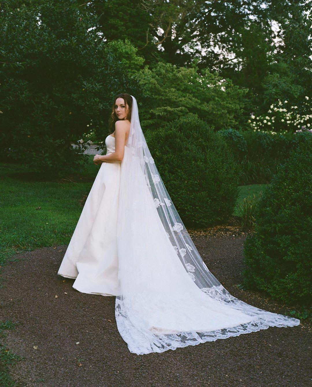 liz gillies wedding dress