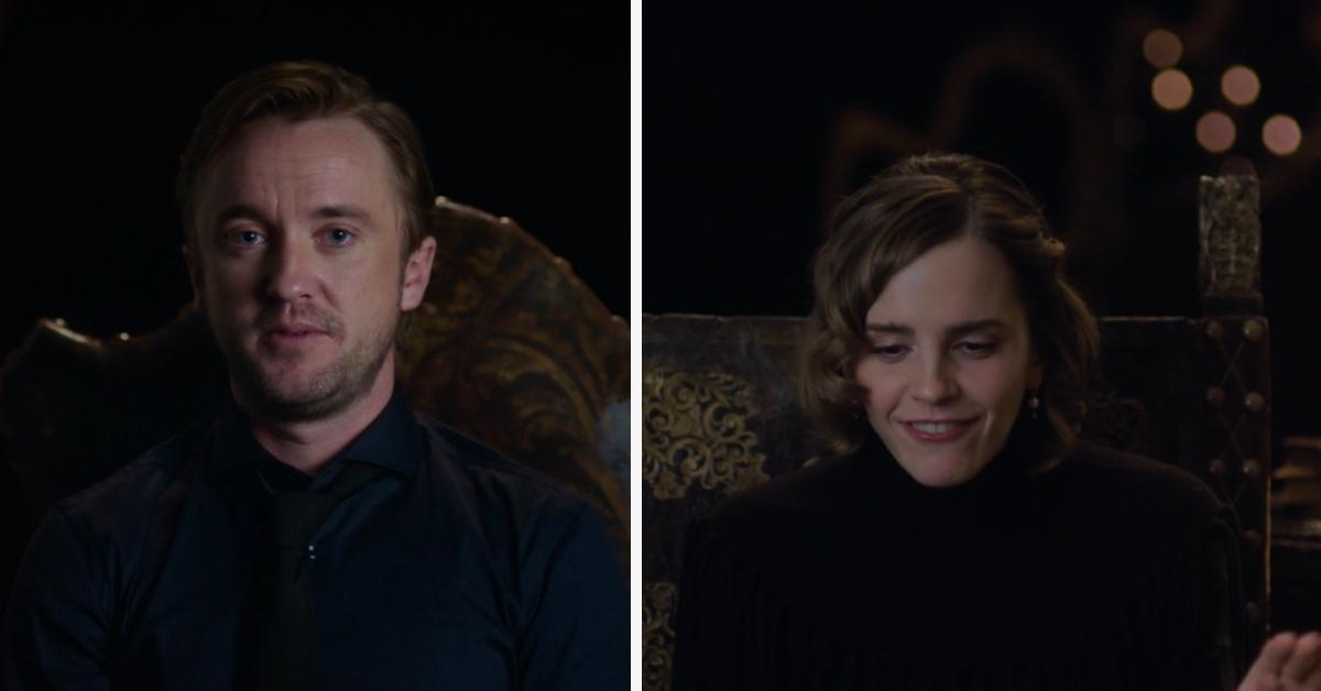 Tom Felton and Emma Watson in 'Harry Potter 20th Anniversary'