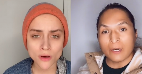 Chelsea Hart and Lance Tsosie