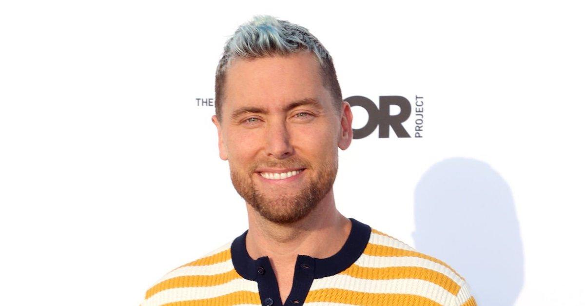 Lance Bass from *NSYNC