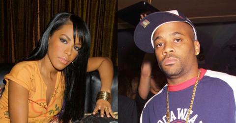 (l-r): Aaliyah and Damon Dash