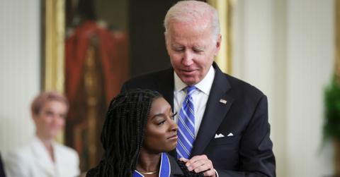 Simone Biles, President Joe Biden