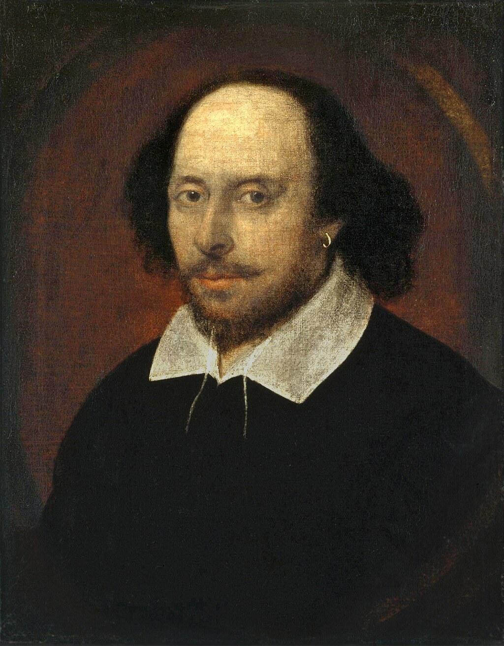 A portrait of William Shakespeare