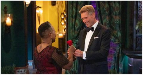 (l-r): Natasha and Gerry Turner from 'The Golden Bachelor'