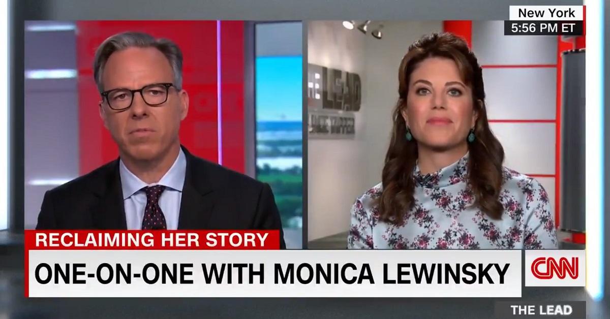 Jake Tapper and Monica Lewinsky