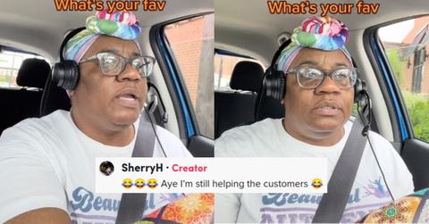 Remote Worker Starbucks Drive-Thru