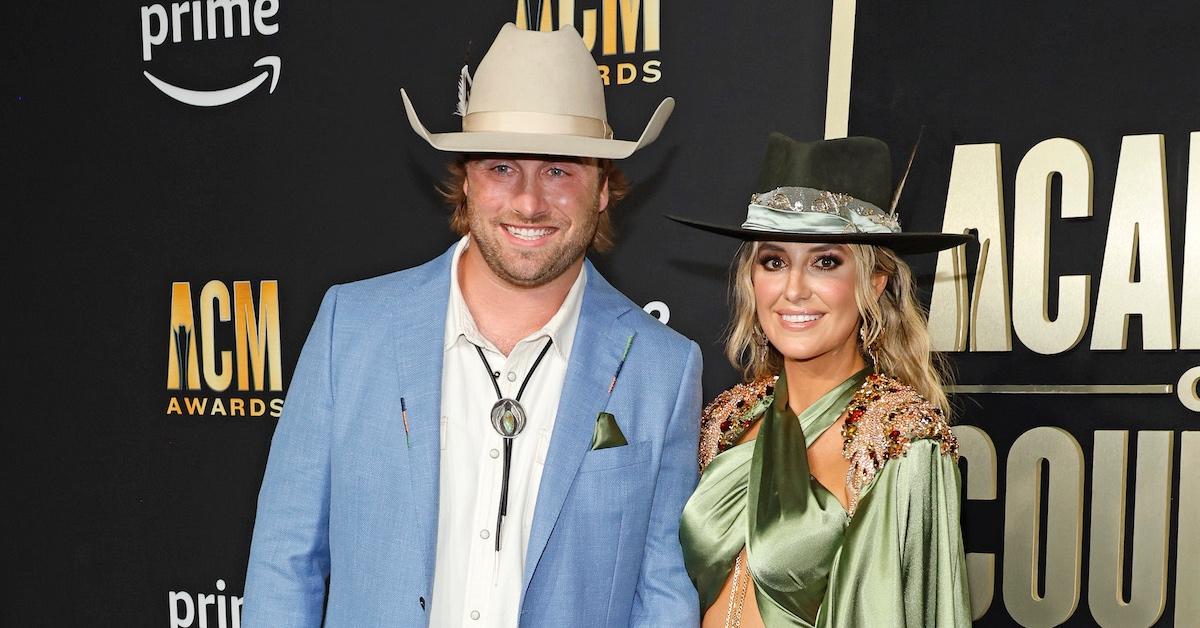 Devlin "Duck" Hodges and Lainey Wilson on the red carpet