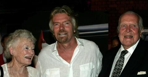 Richard Branson with his parents