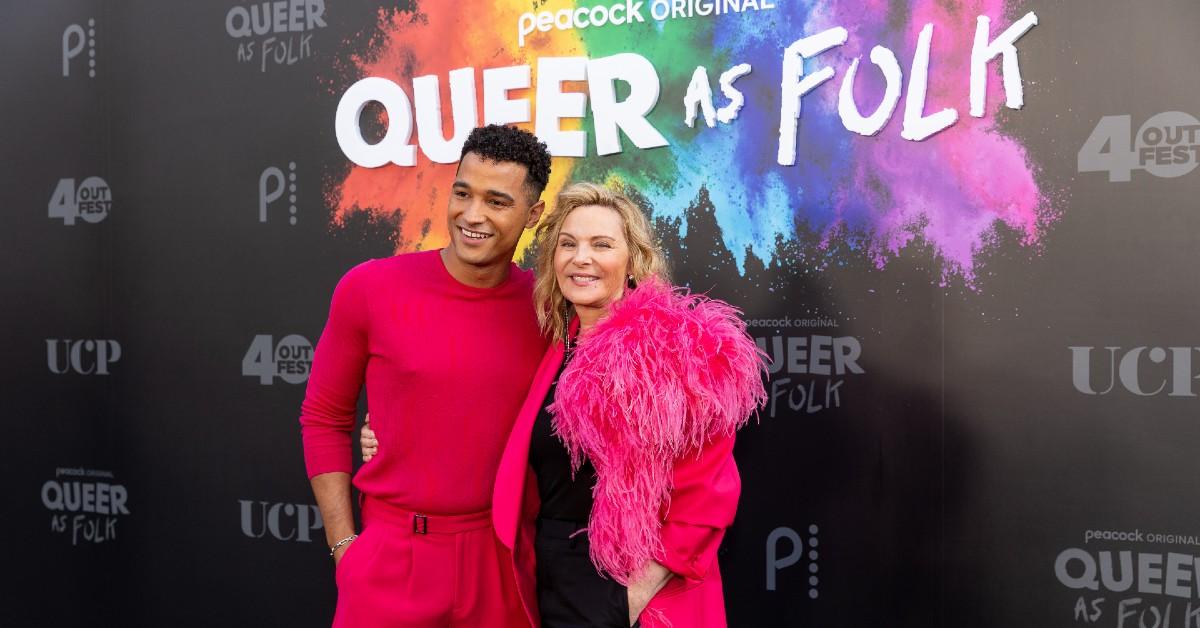 Kim Cattrall and Devin Way at Peacock's 'Queer As Folk' World Premiere Event