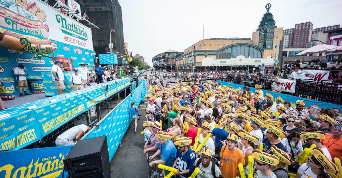 nathans hot dog contest