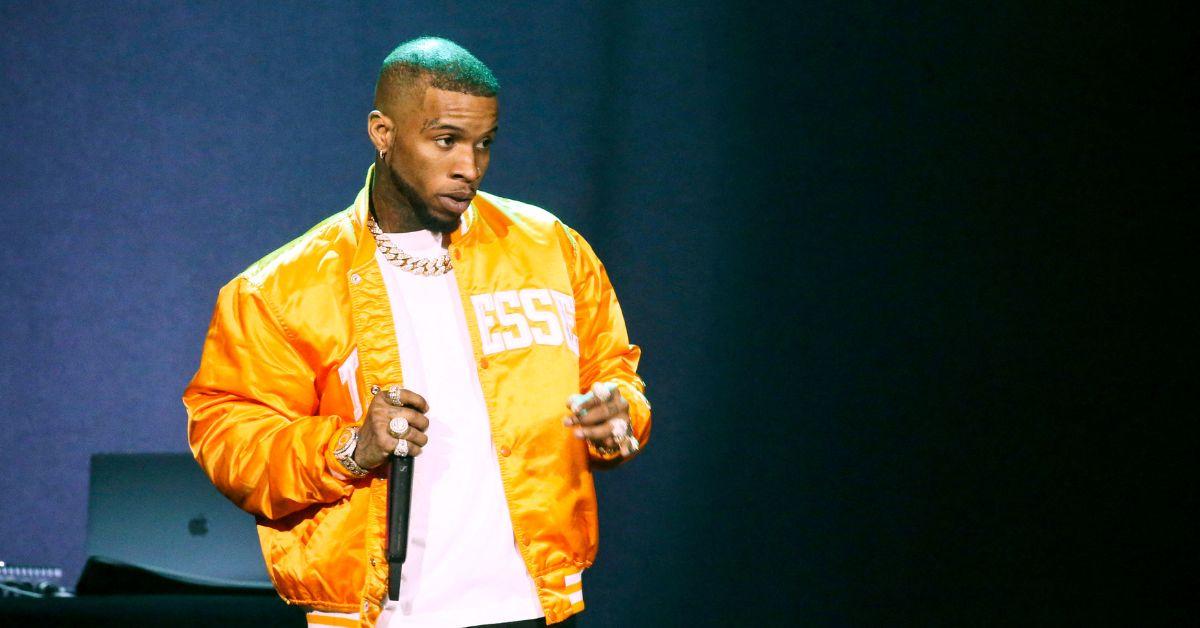 Tory Lanez performing on stage in 2019. 