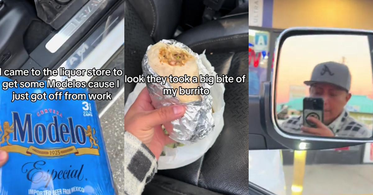 Man Leaves Truck Window Open and Someone Bit His Burrito
