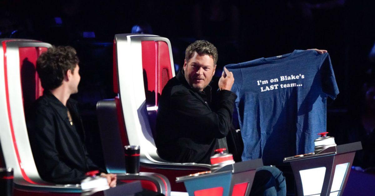 Blake Shelton and Niall Horan on 'The Voice'