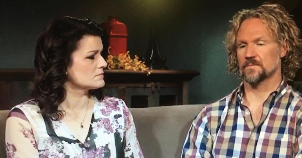 Robyn and Kody Brown on Sister Wives couch