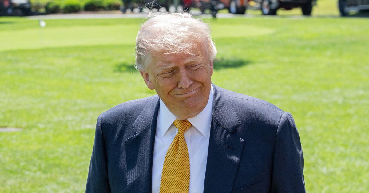 Donald Trump leaving for China from the White House. 