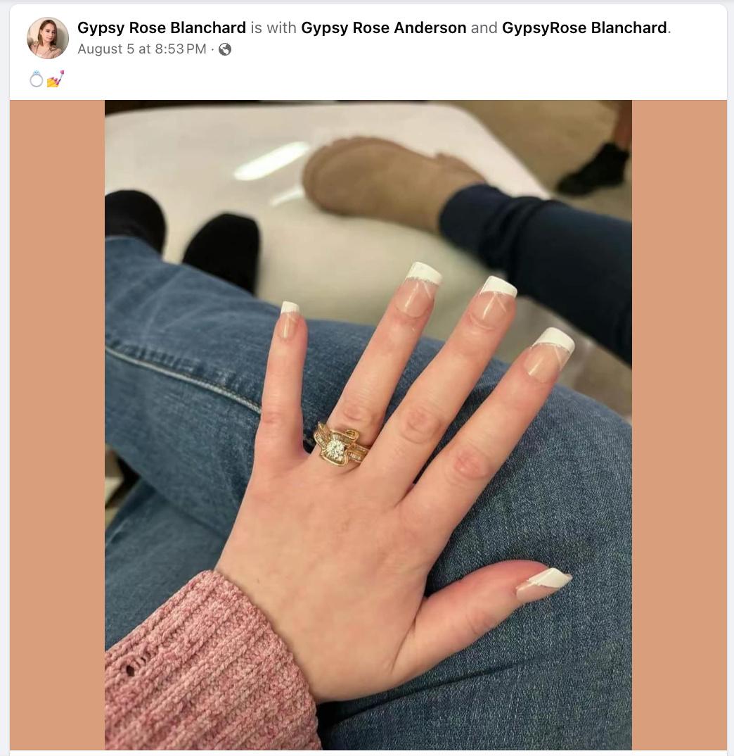 gypsy rose blanchard engagement ring