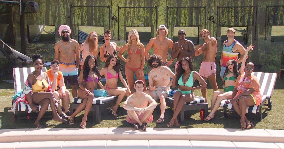 Big Brother 25's cast by the pool