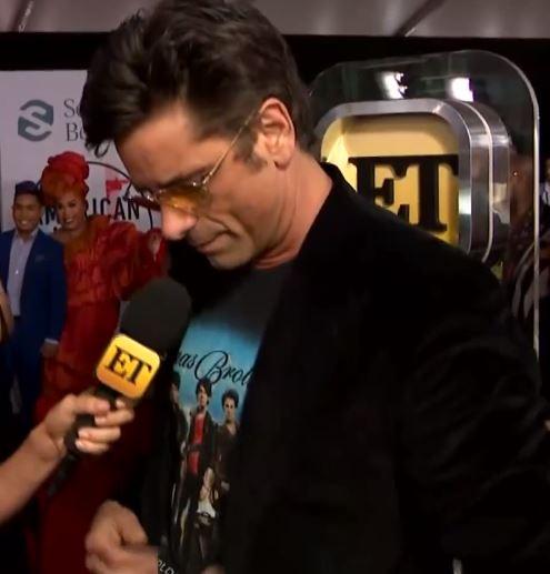 nick jonas john stamos shirt