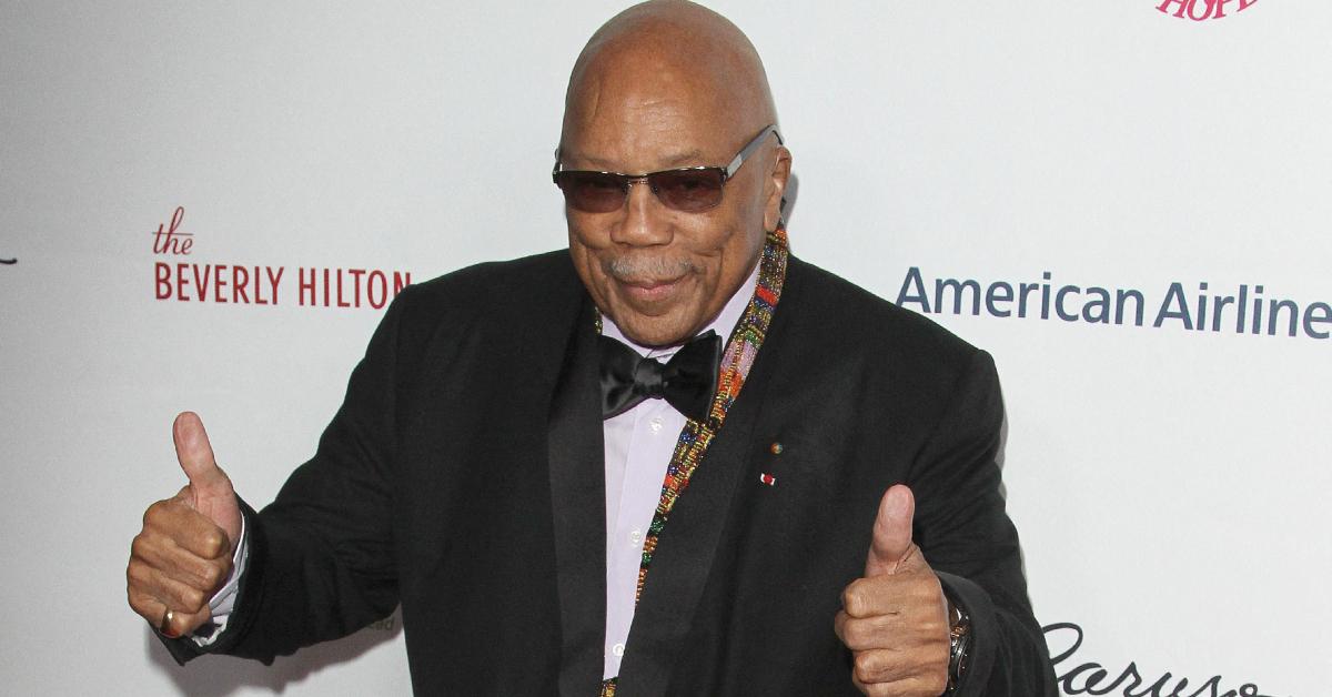 Quincy Jones at an event in 2018,