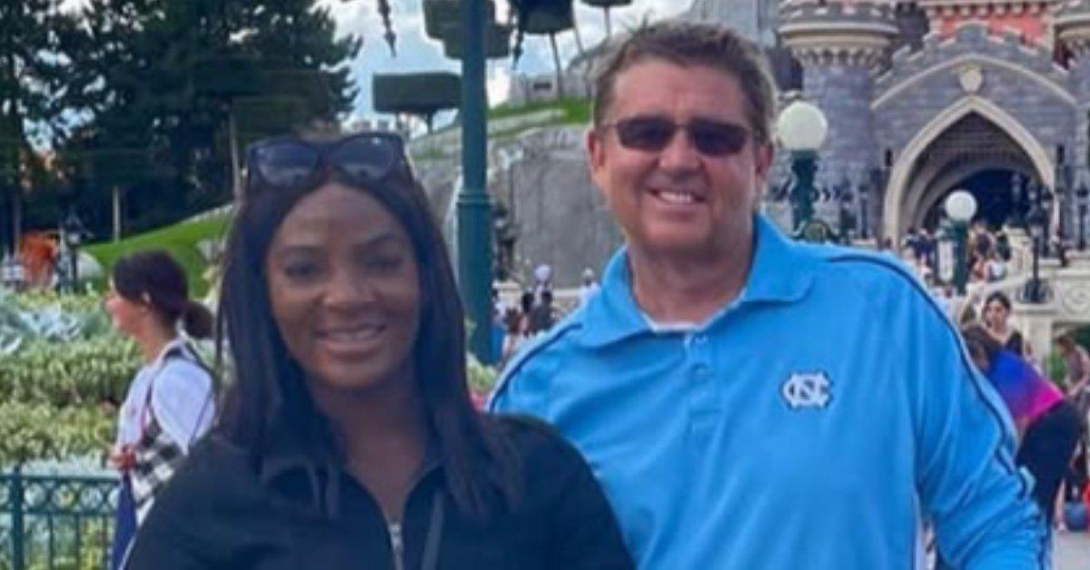 Mark Bessette and his wife Mina at Disney World.
