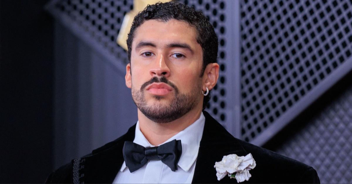 Bad Bunny at the Grammy's. 