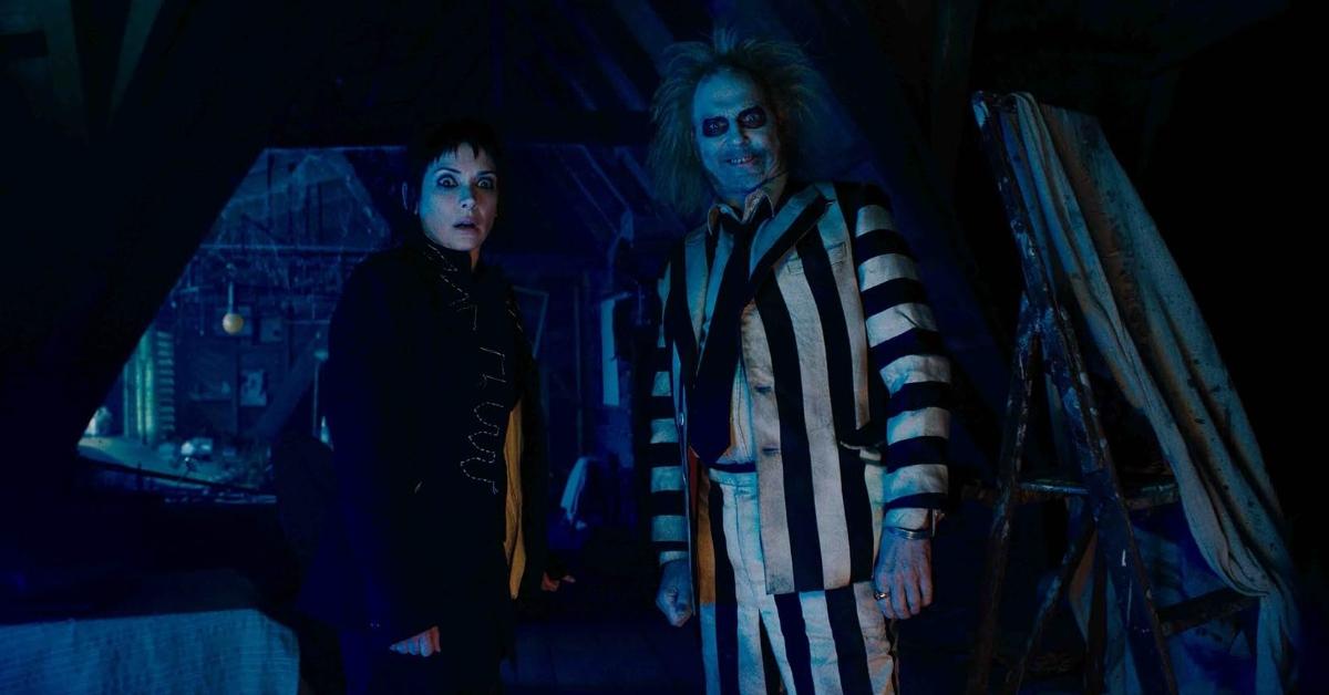 Lydia and Beetlejuice in 'Beetlejuice Beetlejuice'