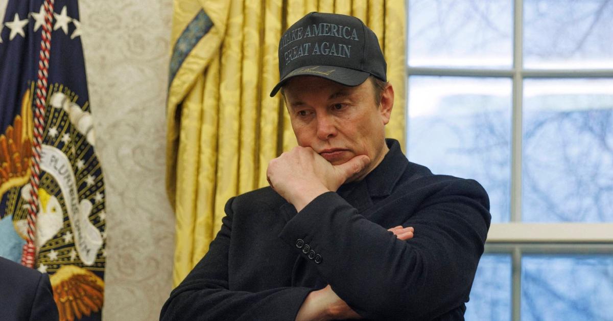 Elon Musk at the White House in February 2025.