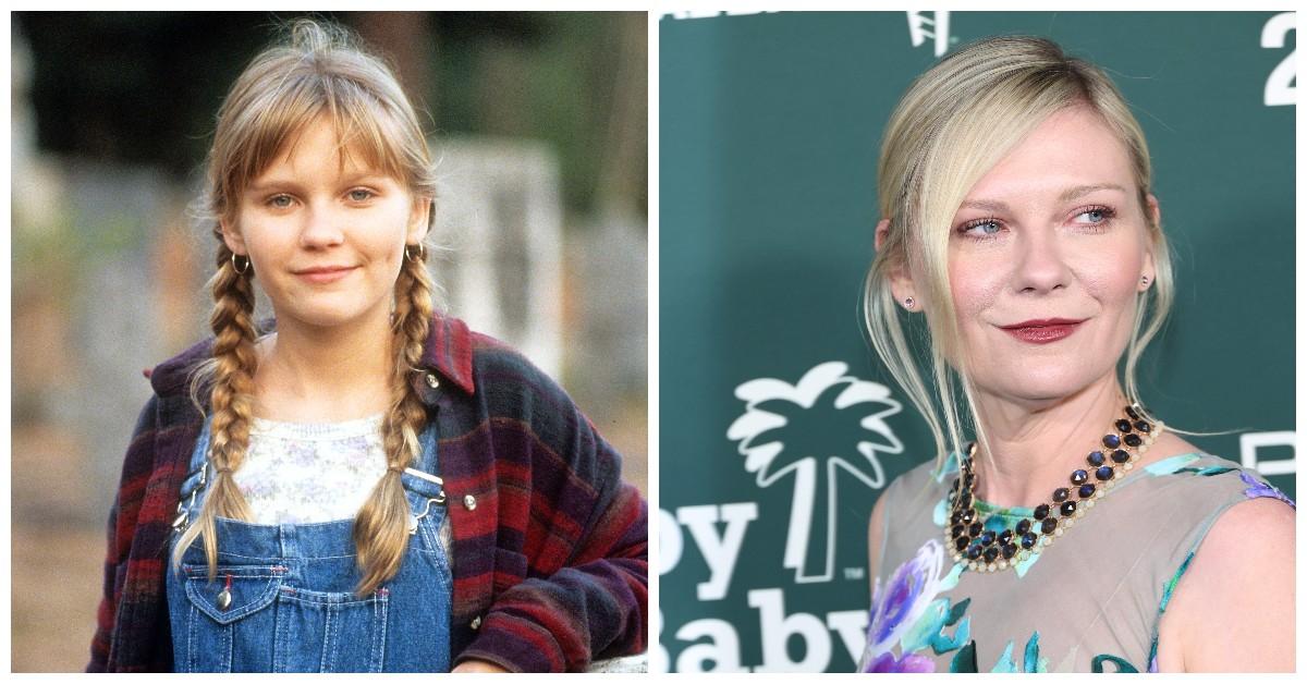 Kirsten Dunst in 'Jumanji' and as an adult